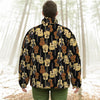 Guitar Print Unisex Down Jacket