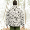 Music Beige Unisex Down Jacket