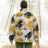 Grand Piano Print Unisex Down Jacket