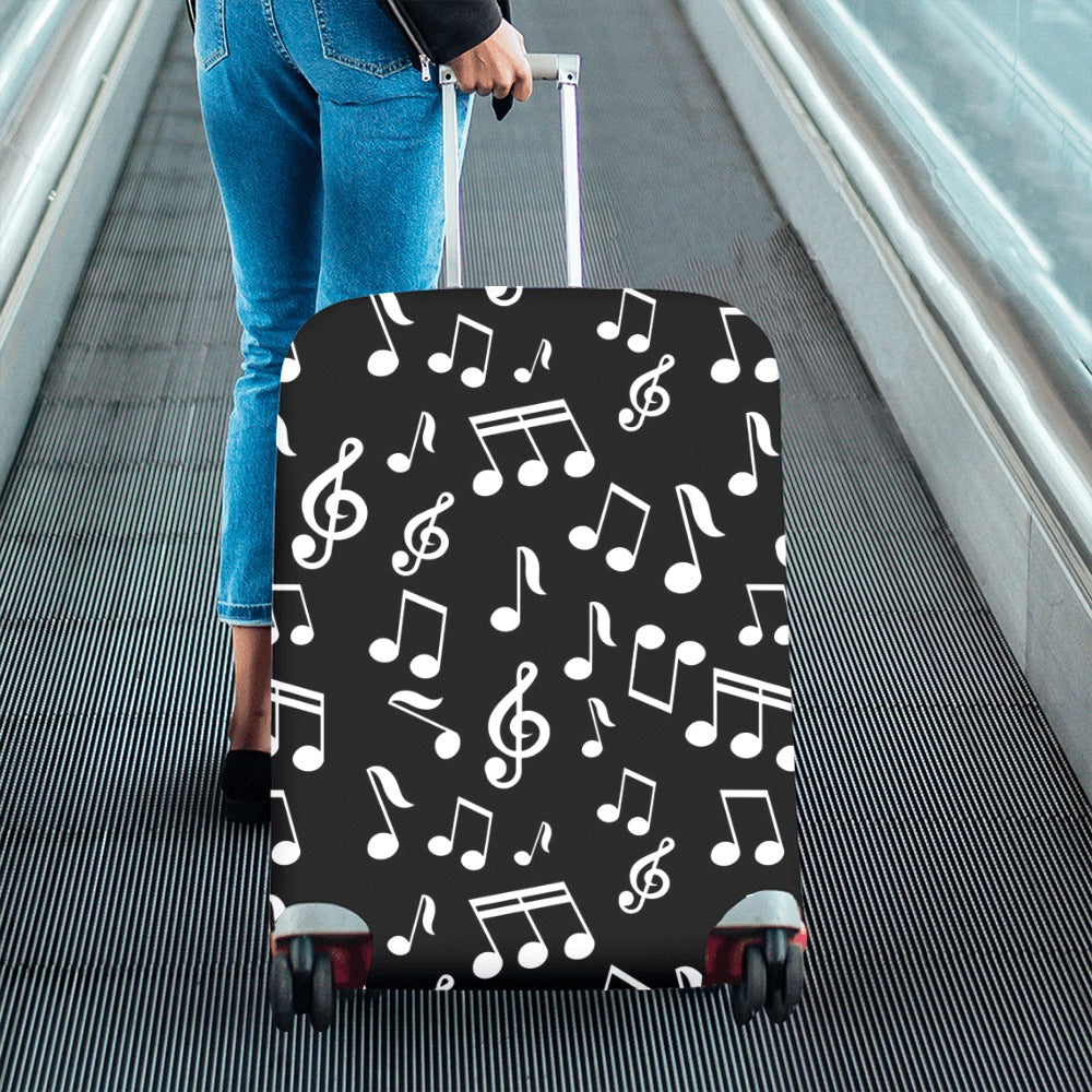 Standard Music Notes Luggage Cover (26"-28")