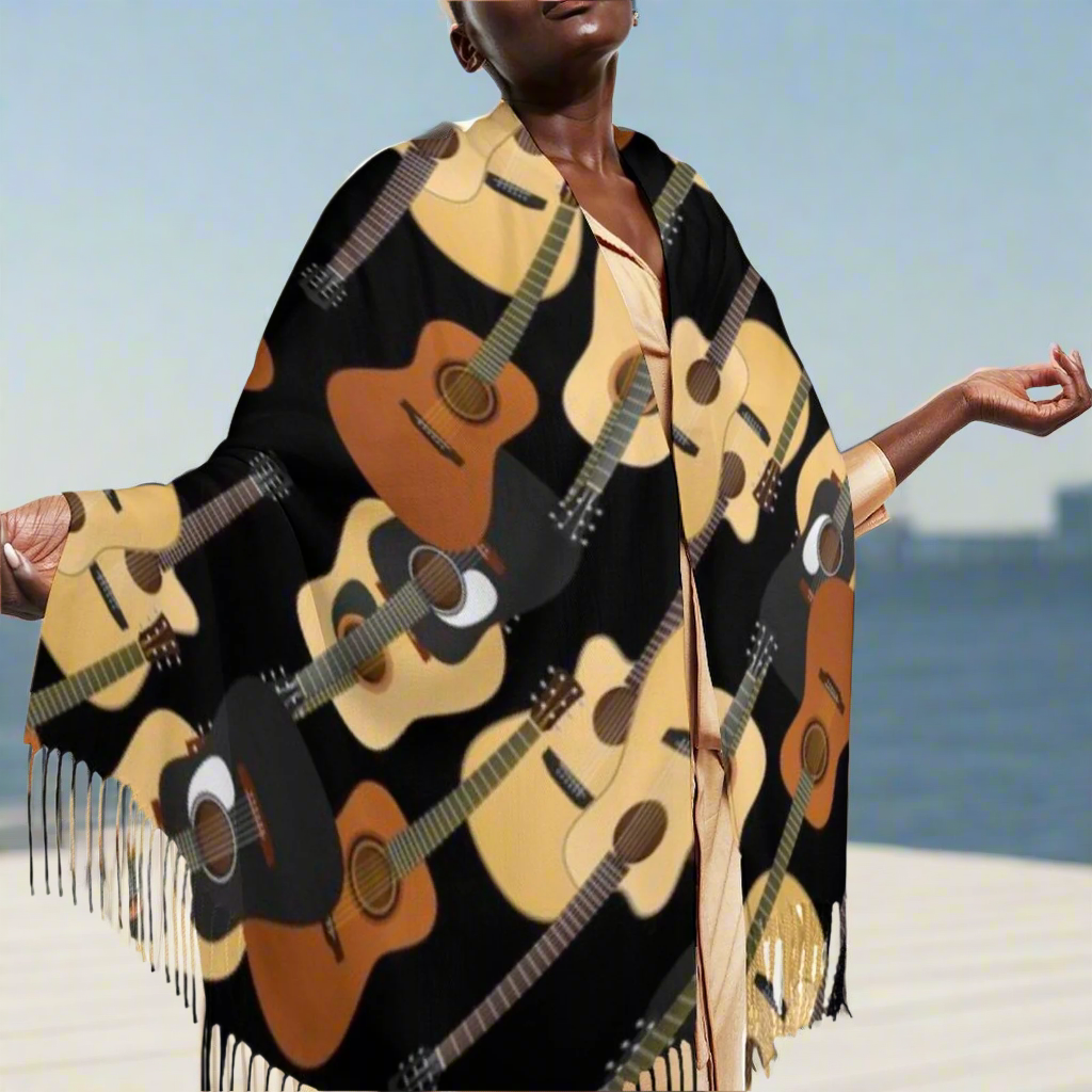Guitar Tassel Scarf