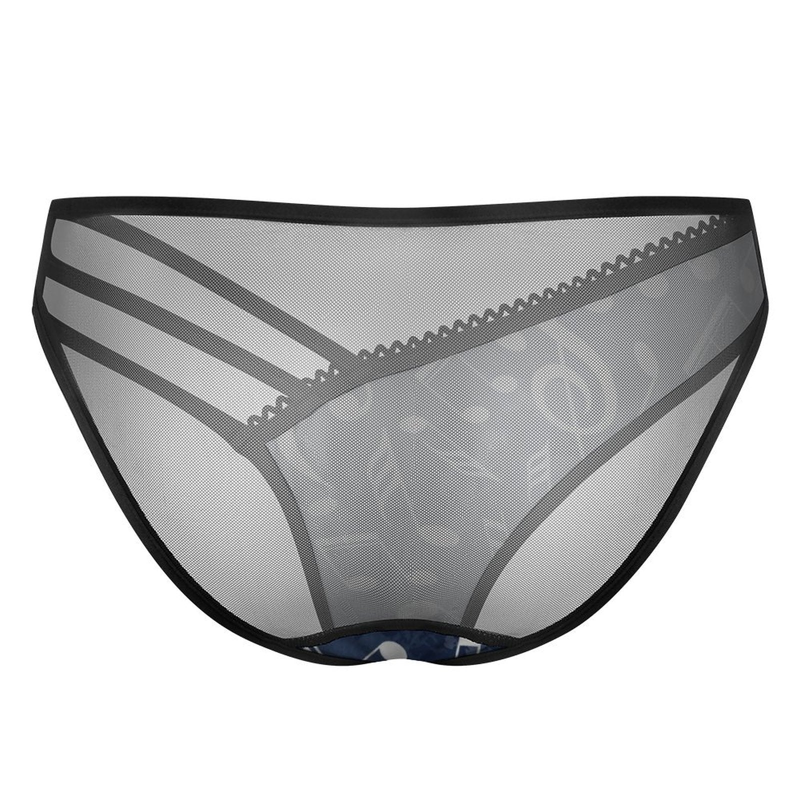 Music Blue Underwear Strappy Thong