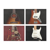 Four Guitars Placemats (Set of 4)