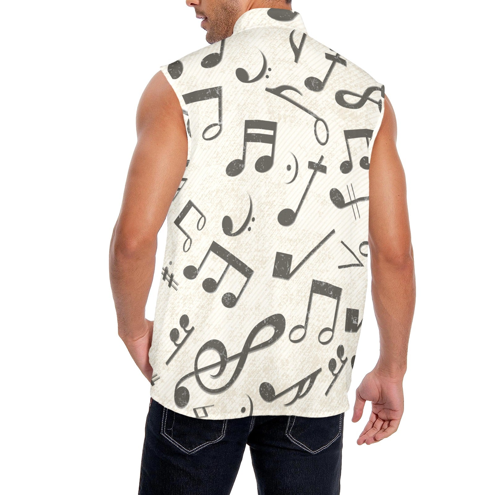 Vintage Music Men's Sleeveless Shirt