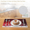 Snowy Music Christmas PVC Placemats