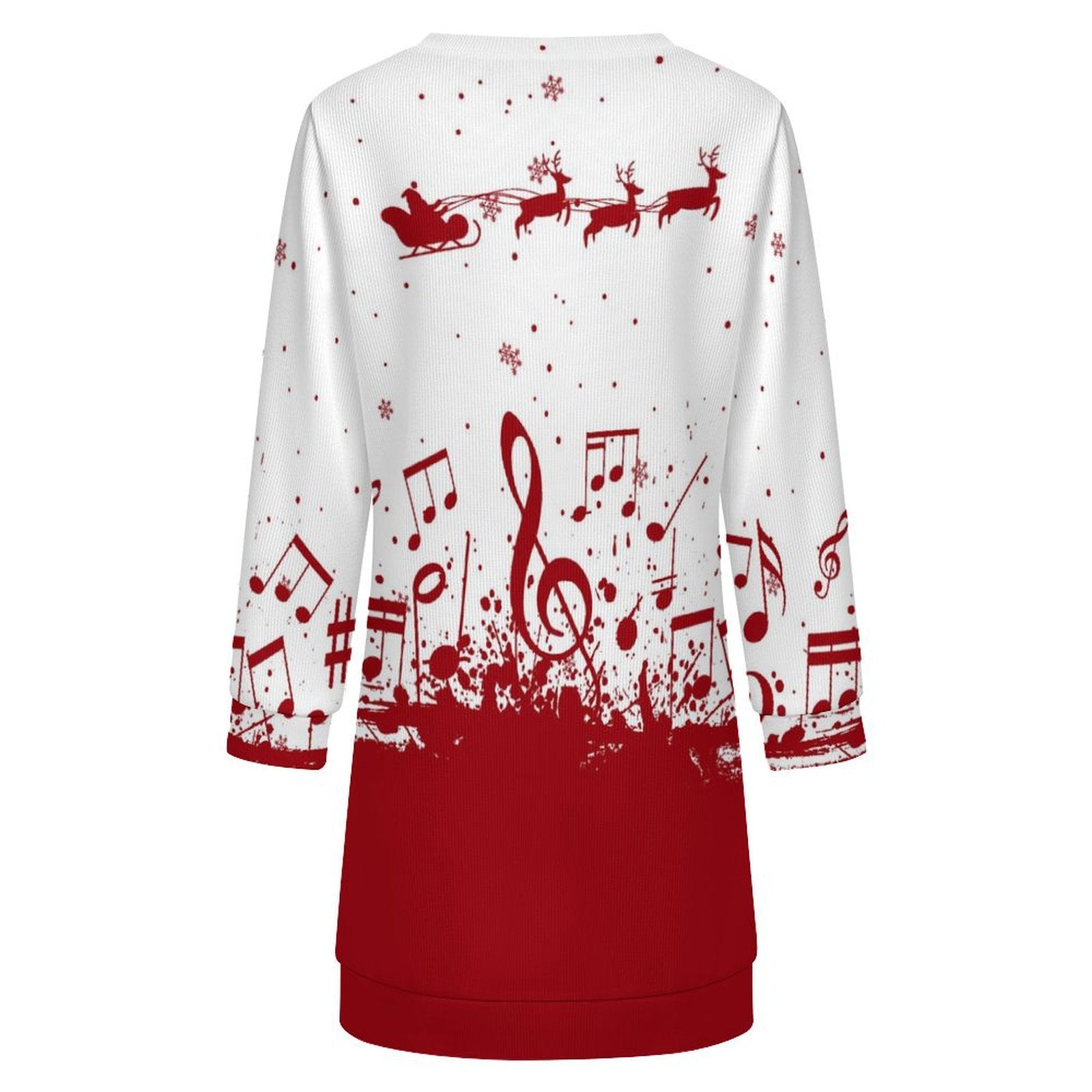 Santa Christmas Sweater Dress
