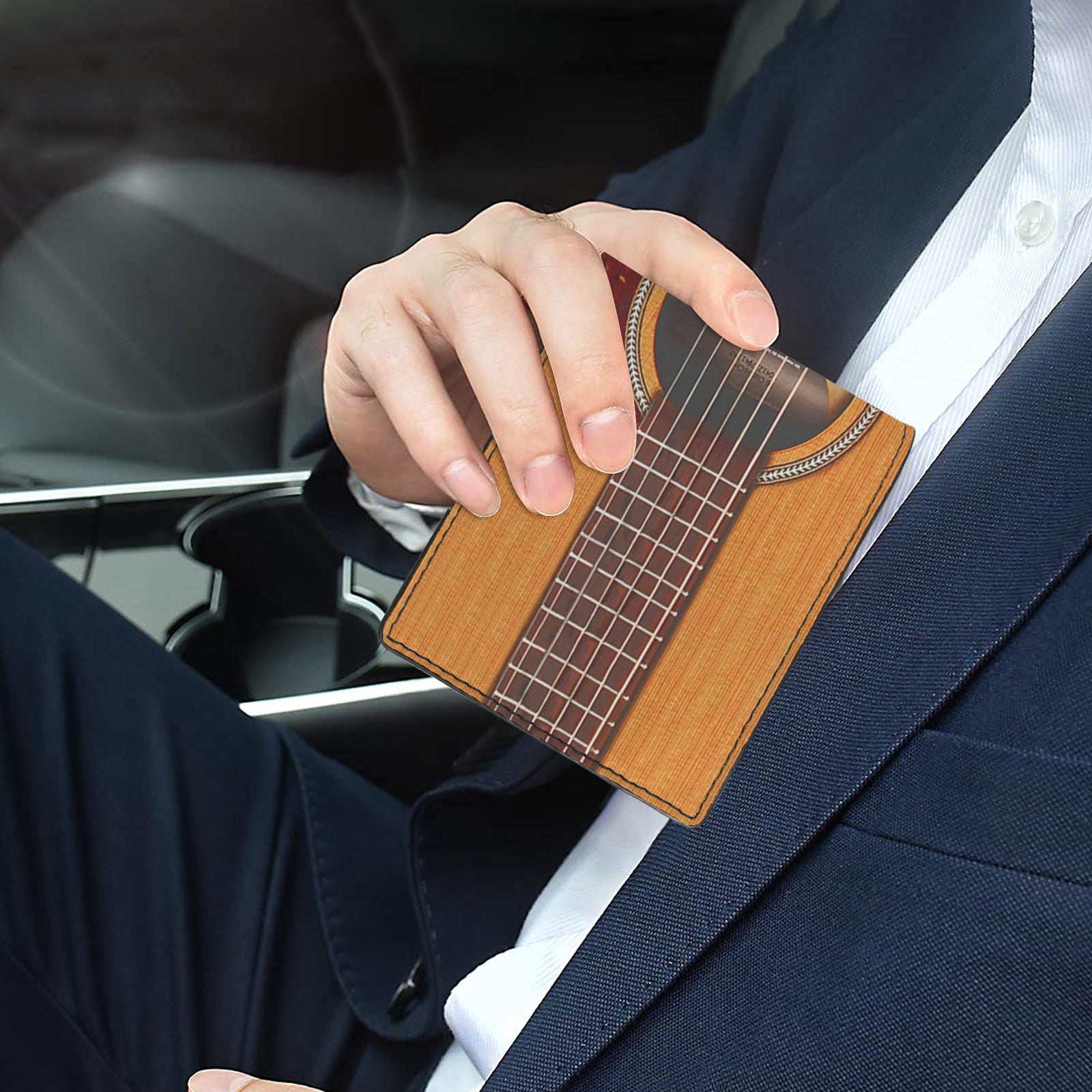 Guitar Men's Bifold Wallet