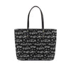 Bi-tone Music Chic Leather Tote Bag