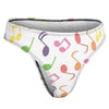 Rainbow Music Notes Women's Cotton Underwear