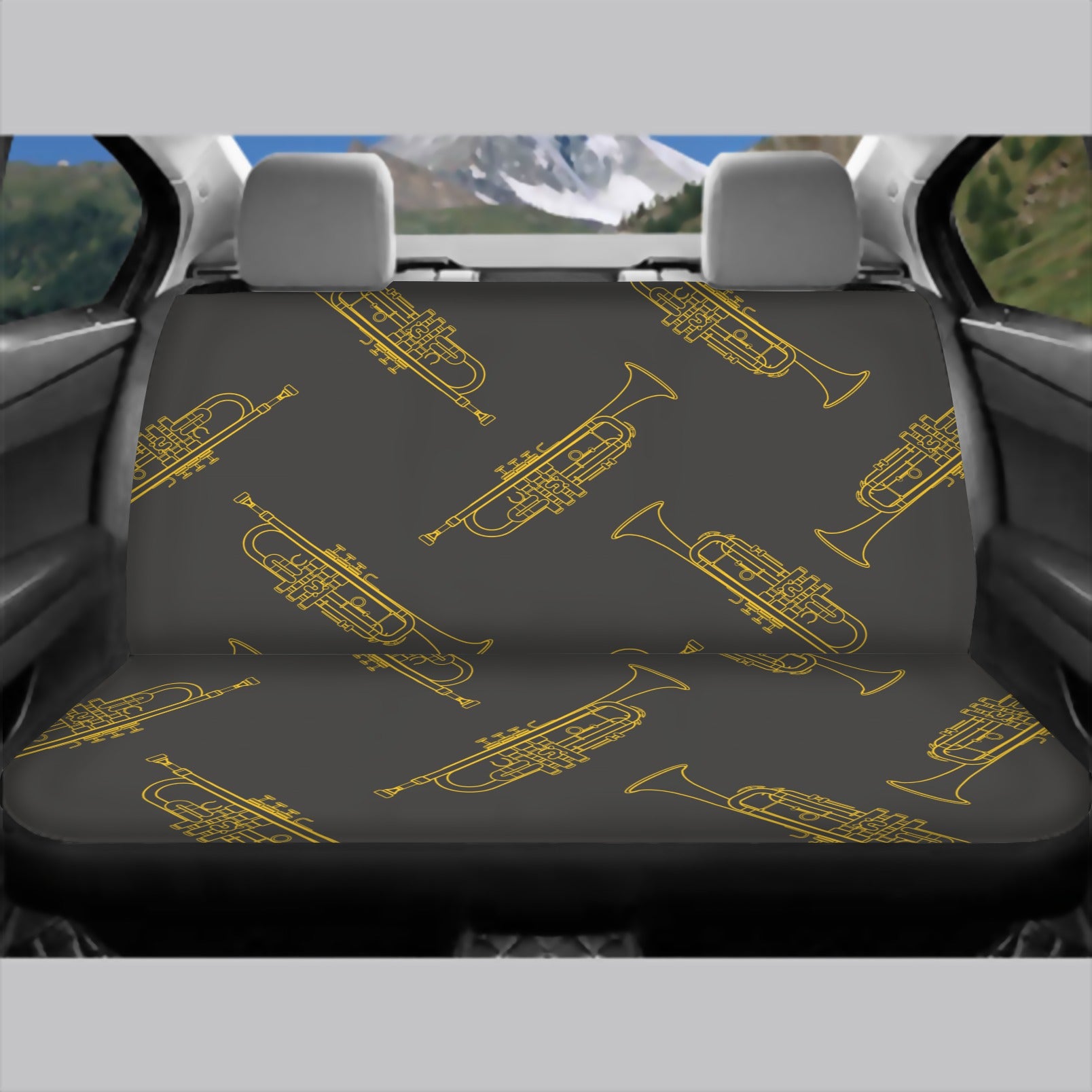 Trumpet Pattern Car Seat Cover (Full Set)