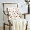 Violin Pattern Peach Skin Pillowcase Set 18"x18"