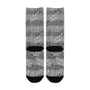 Gray Music Scores Women's Socks