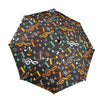 Vivid Music Semi-Automatic Foldable Umbrella