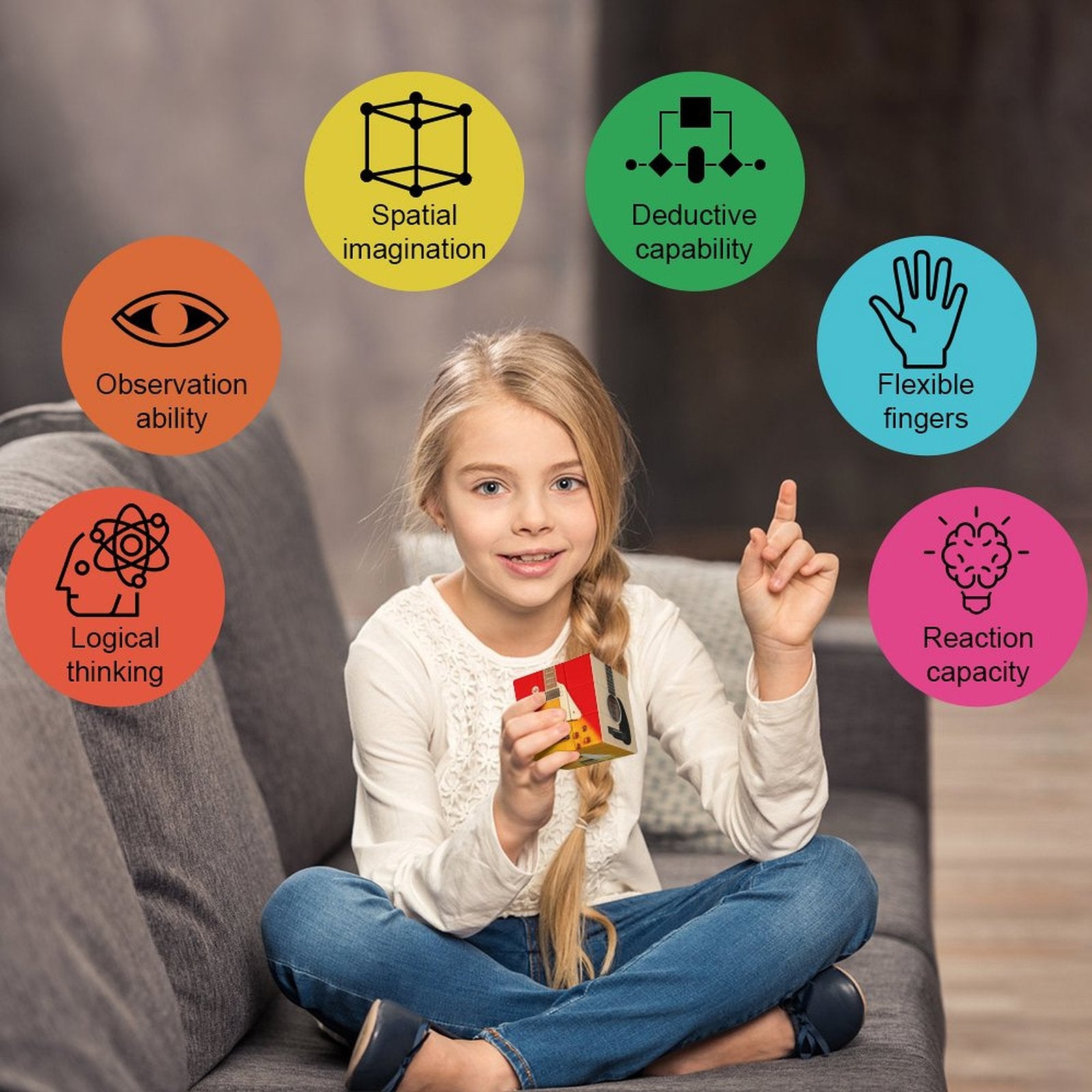 Guitar Style Magic Cube Puzzle