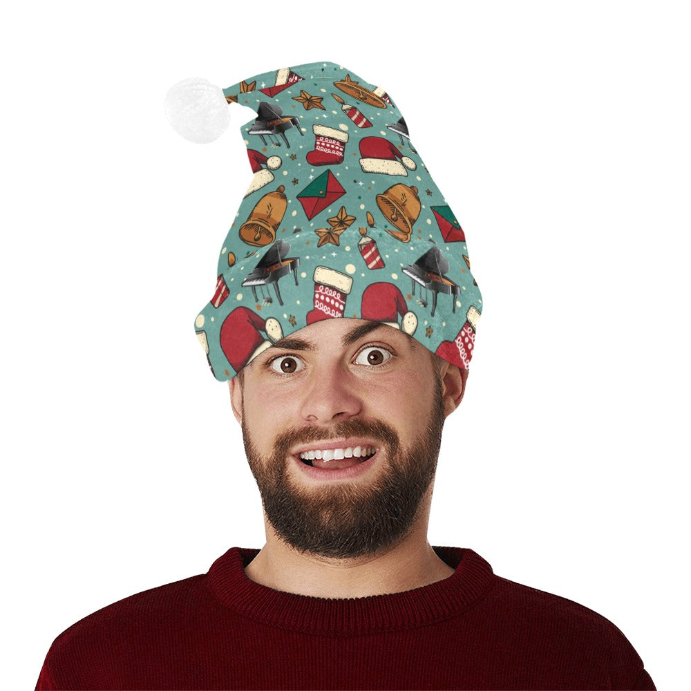 Grand Piano Christmas Santa Hat