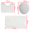 Music Ocean Toilet Seat Cover & Bathroom Mat Set (3pcs)