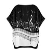 Musical Notes Piano Keys Women's Beach Cover Up