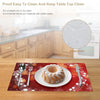 Christmas Music Circle PVC Placemats