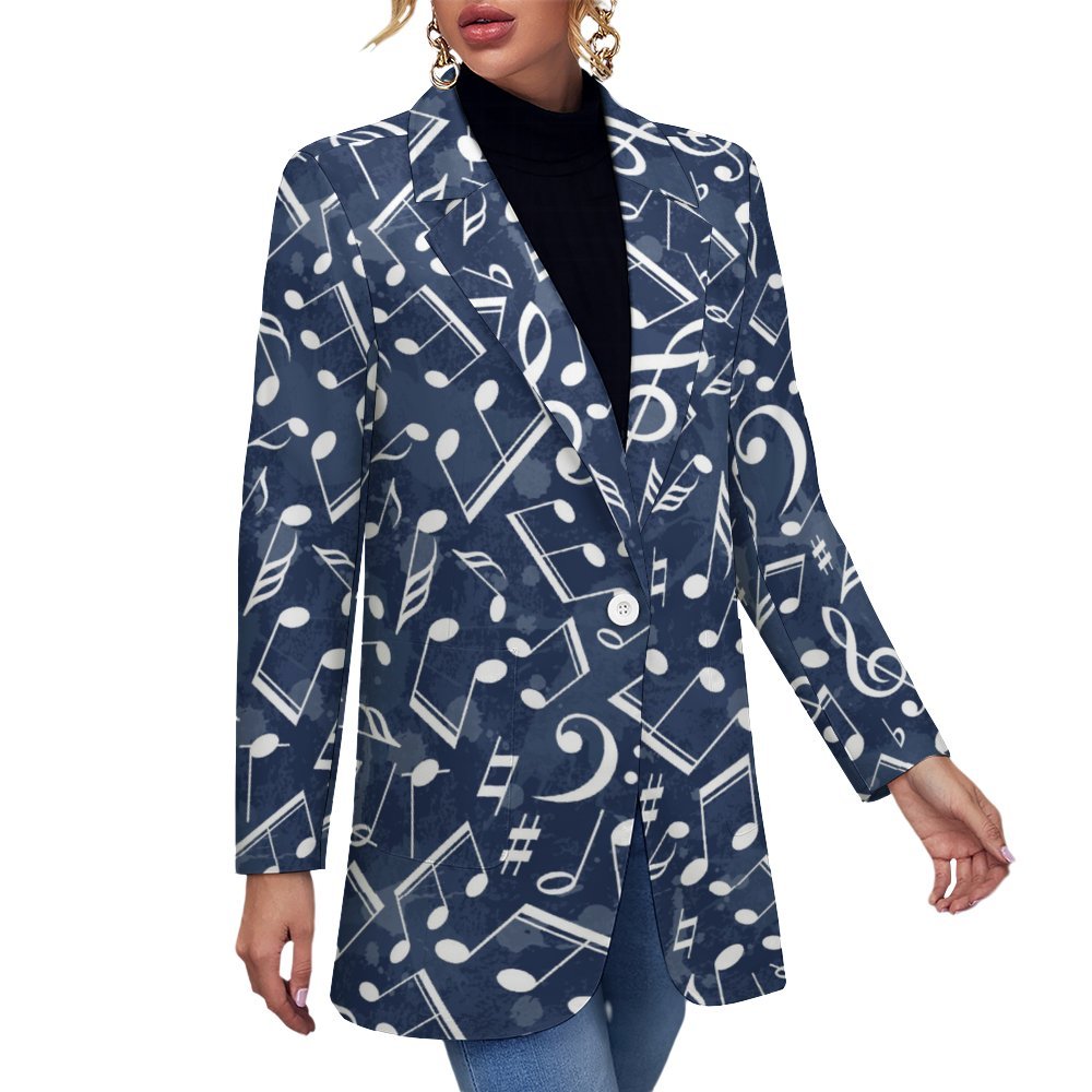 Music Blue Women's Blazer