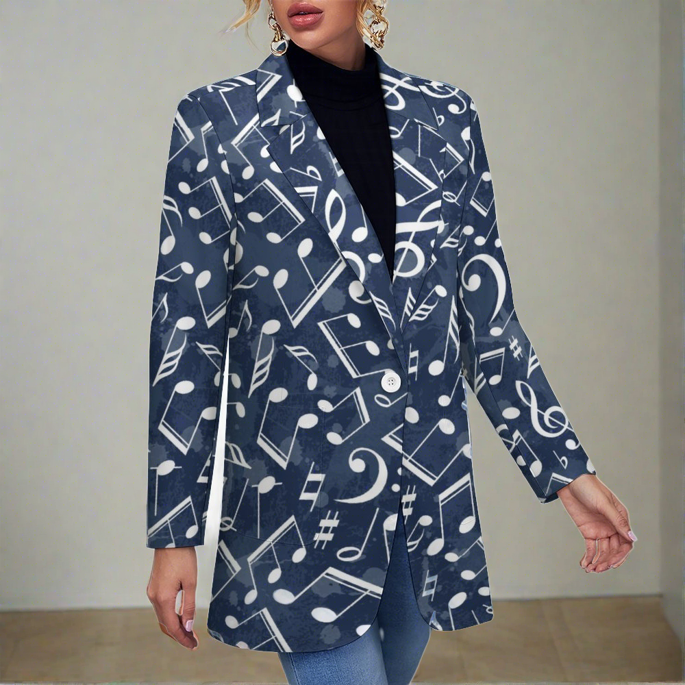 Music Blue Women's Blazer