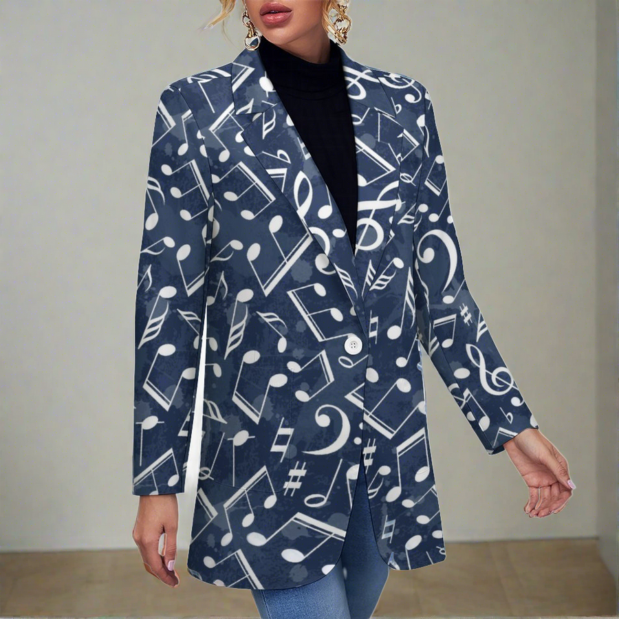 Music Blue Women's Blazer