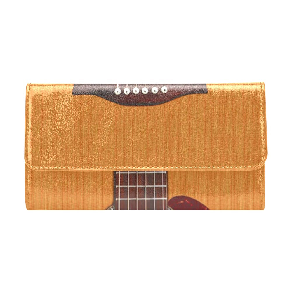 Classic Guitar Women's Trifold Wallet