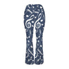 Music Navy Crossover High Waist Flare Leggings