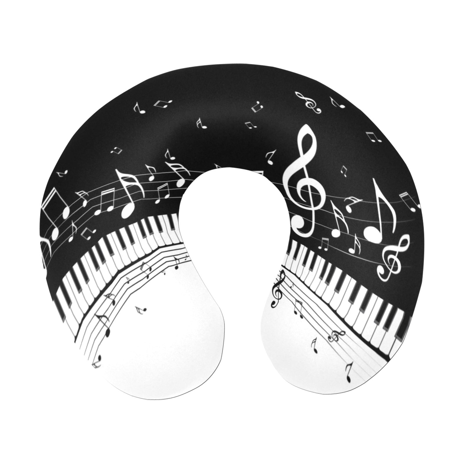 Classic Piano U-Shaped Travel Neck Pillow