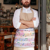 Pink Music Half Apron