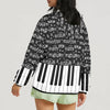 Love Music & Piano Women's Windbreaker