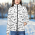 Music Pattern Women's Padded Bomber Jacket