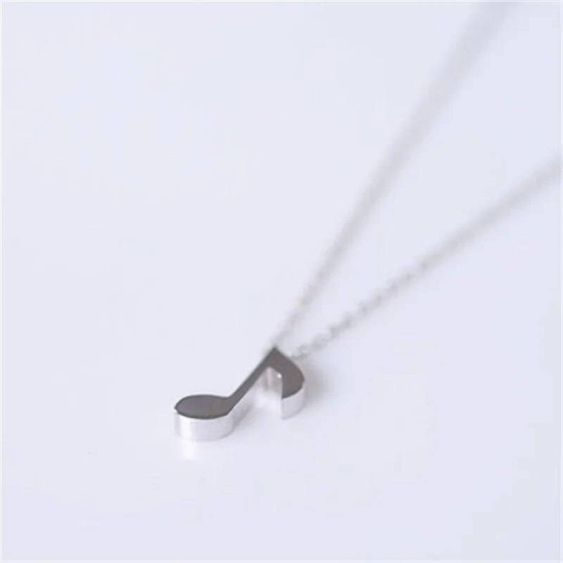 8th Note Pendant Necklace - Artistic Pod
