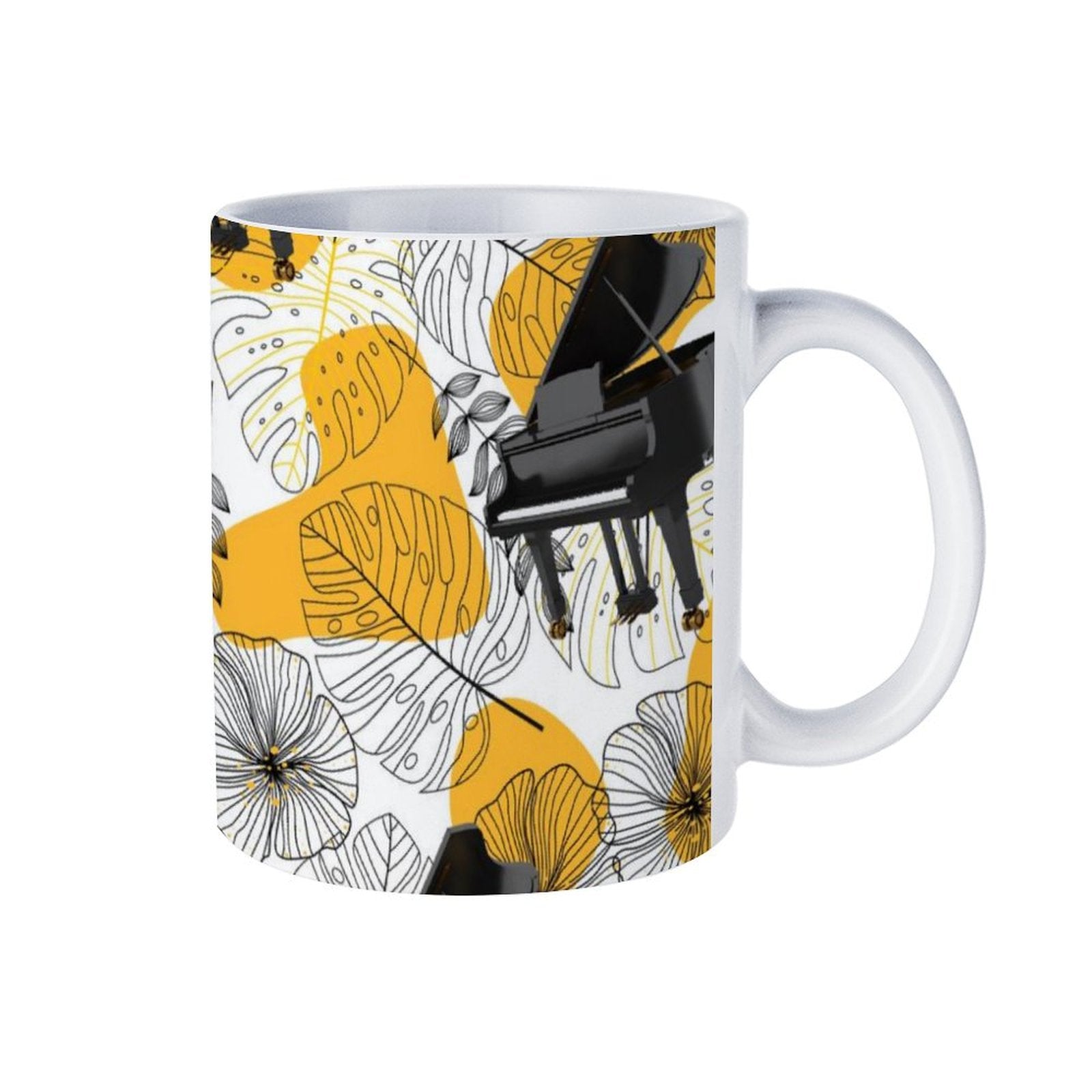 Grand Piano White Mug