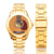 Guitar Design Unisex Gilt Watch