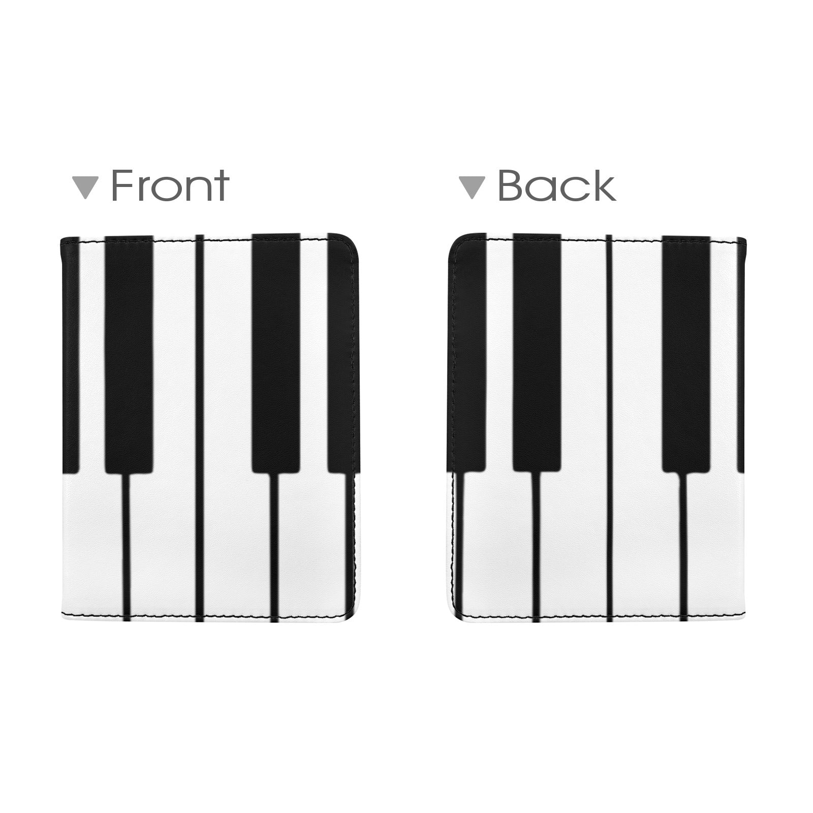 Piano Keys Passport Holder