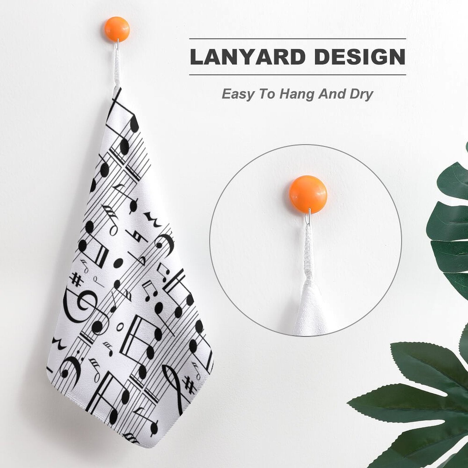 Music Scores Hand Towel