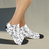 Flying Music Scores Women's Ankle Socks