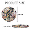 [USA Only] Treble Clef Round Placemat