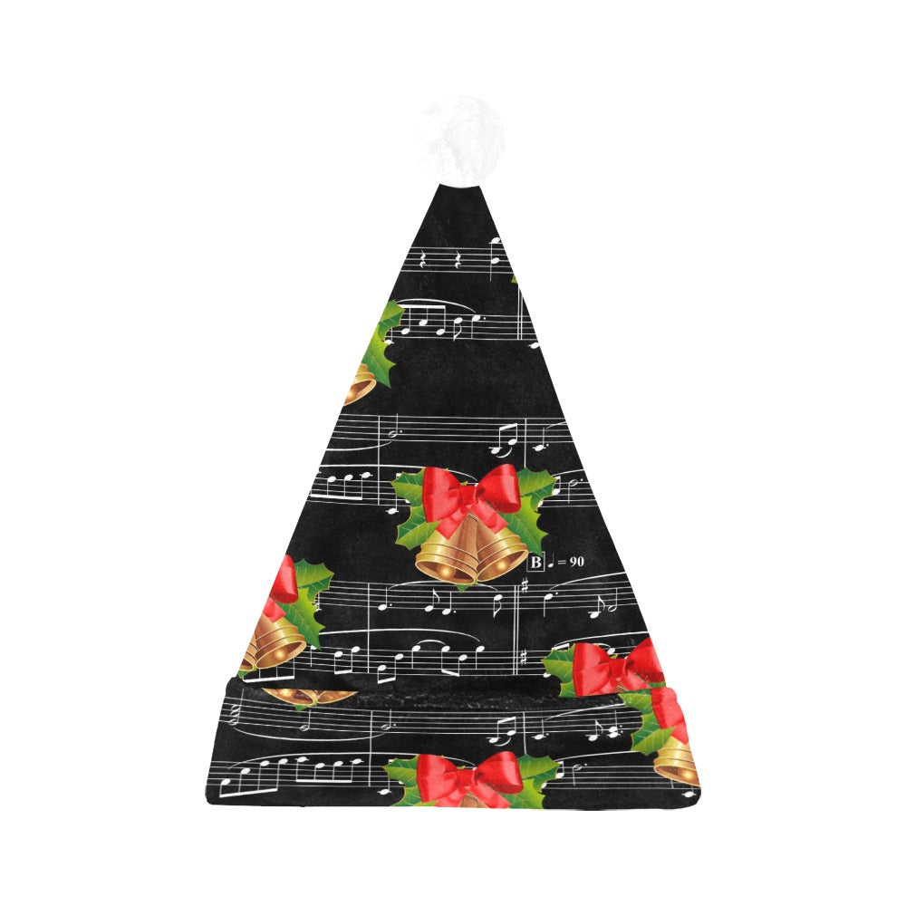 Music Christmas Bells Santa Hat