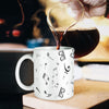 Music Pattern White Mug