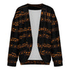 Music Pattern Women's Drop Shoulder Cardigan