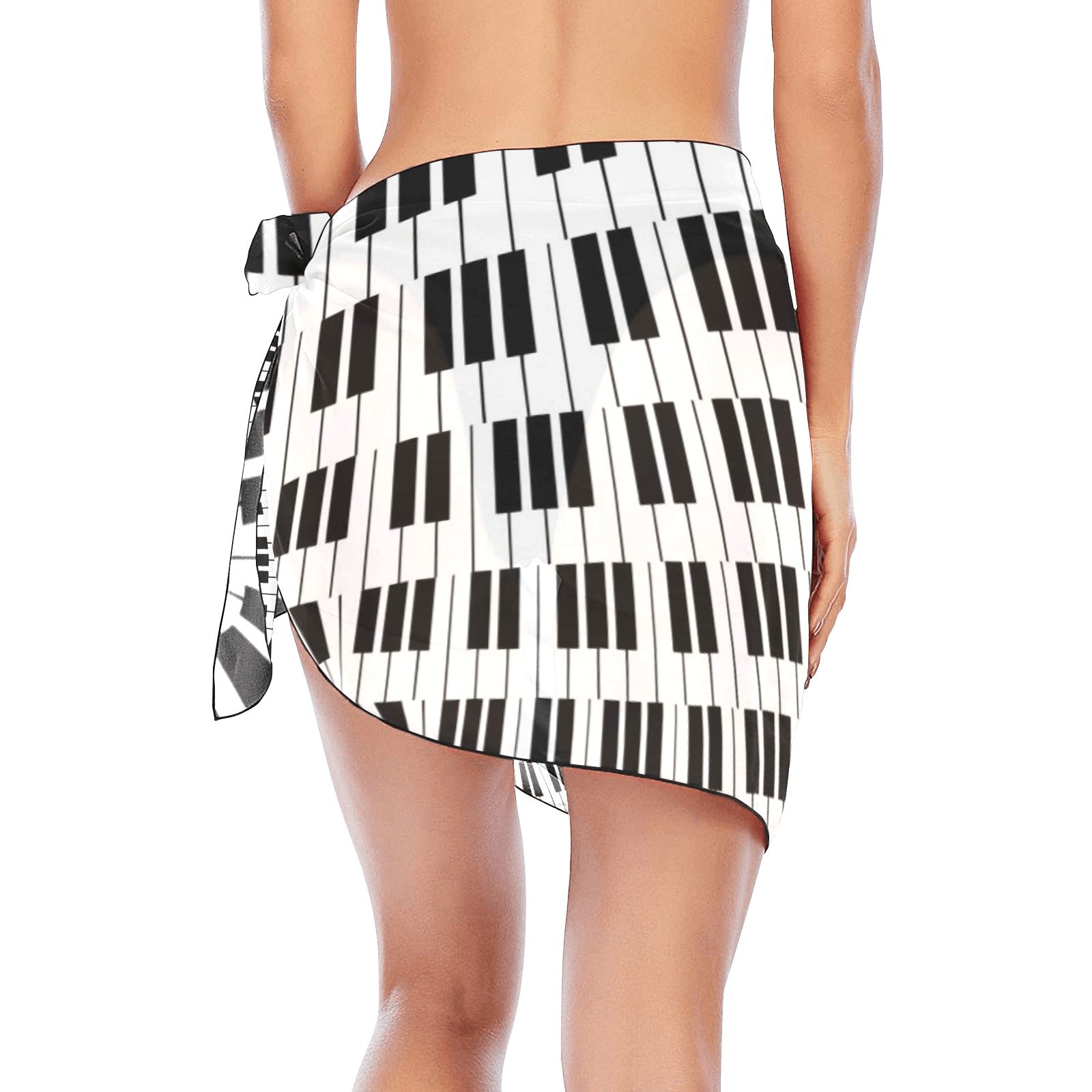 Piano Keyboard Women's Beach Sarong Wrap