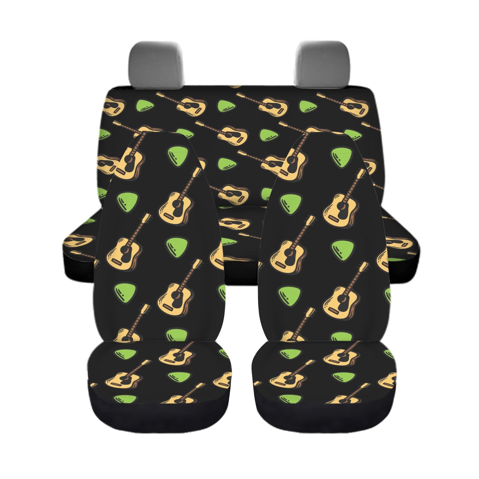 Guitar Holiday Car Seat Cover (Full Set)