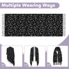 Music Notes Tassel Scarf