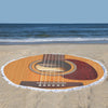 Guitar Round Beach Blanket