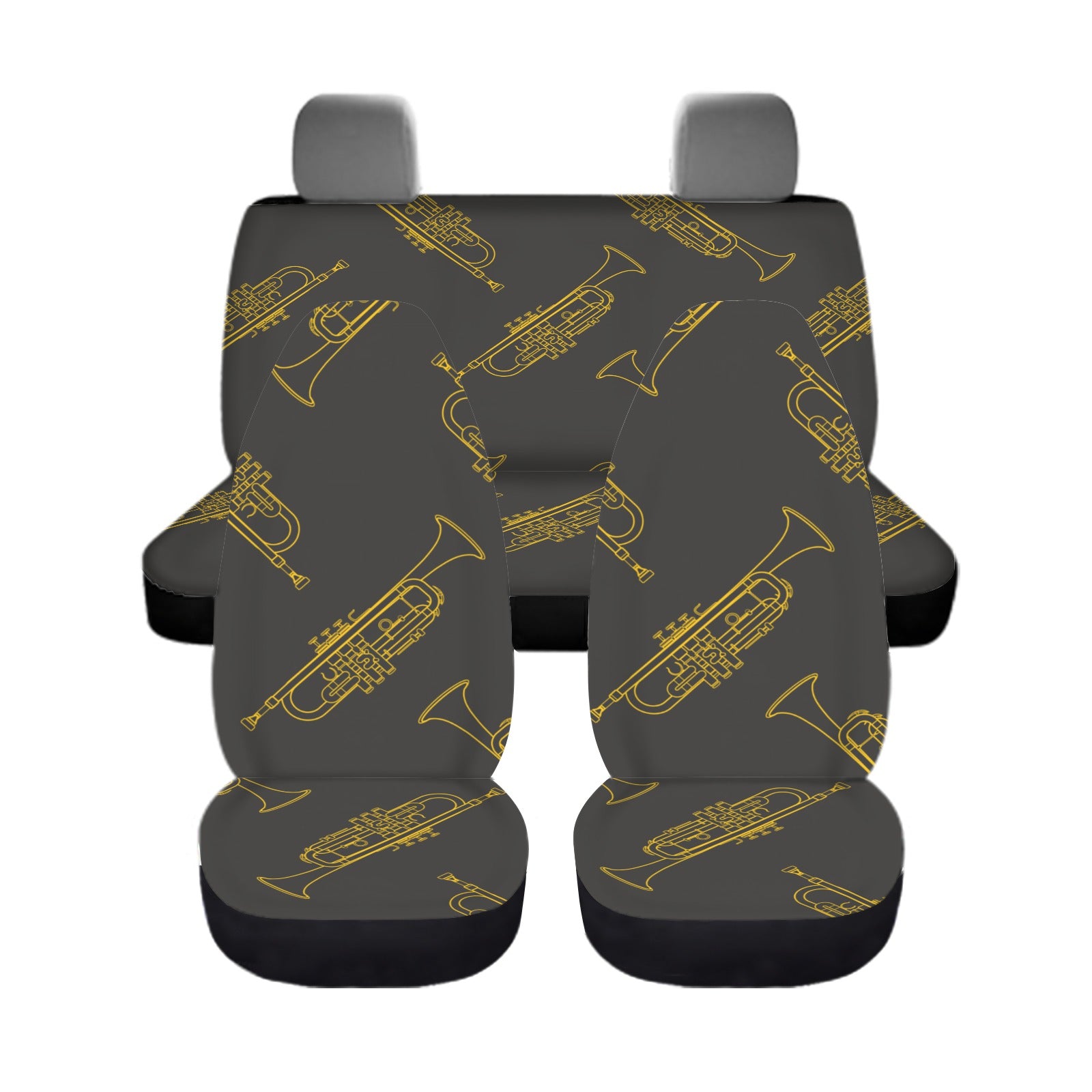 Trumpet Pattern Car Seat Cover (Full Set)
