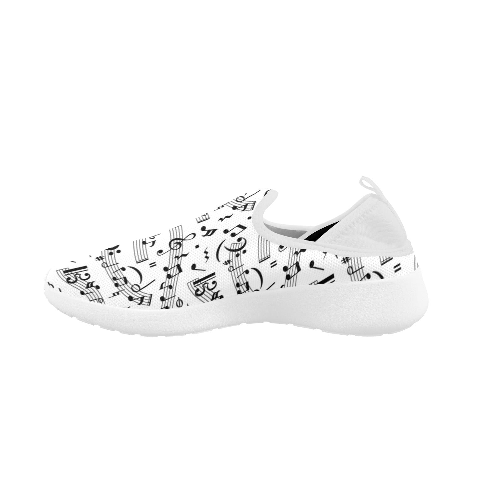 Random Music Fly Weave Women's Sneakers (Drop-in-Heel)