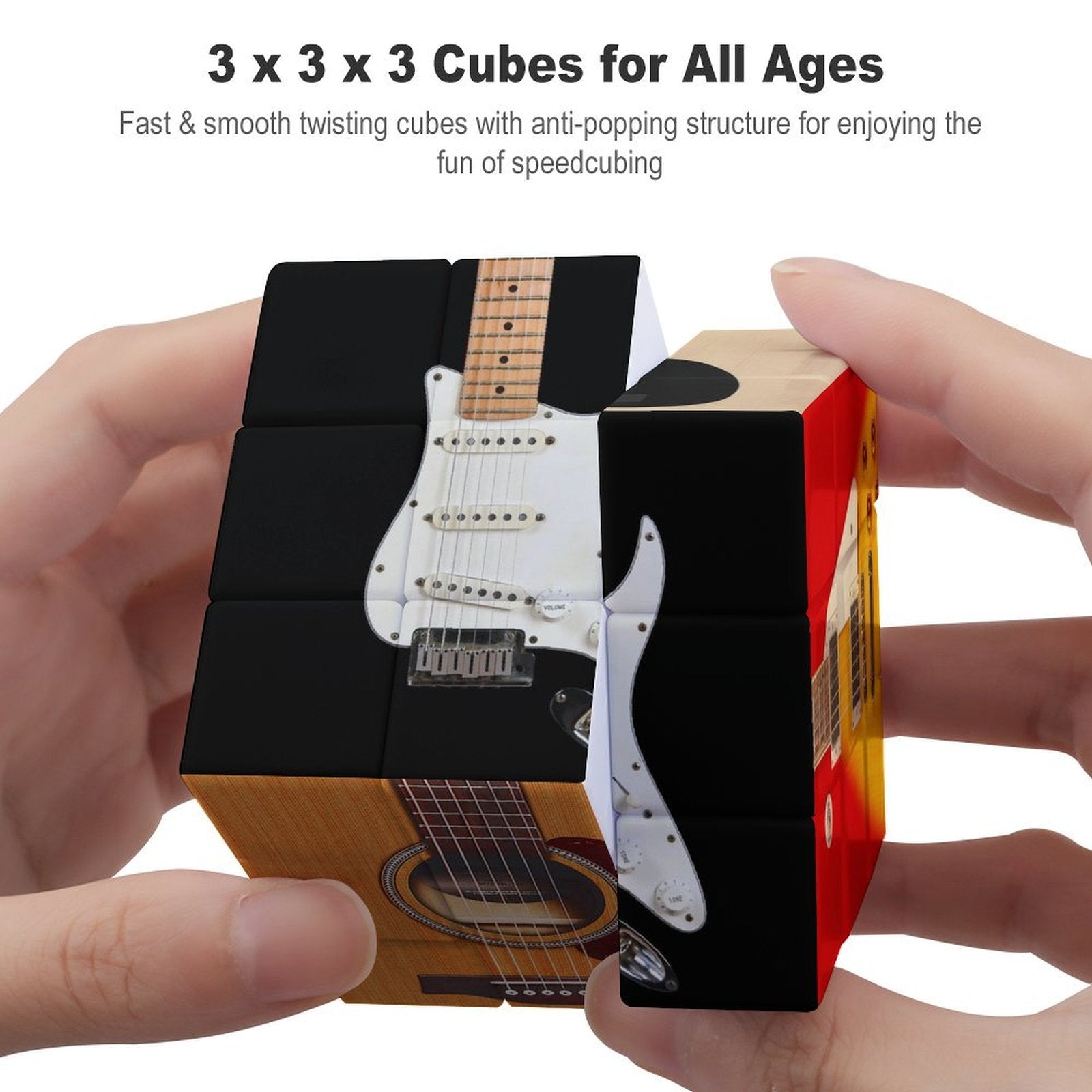 Guitar Style Magic Cube Puzzle