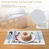 Music Treble Clef Christmas PVC Placemats
