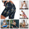 Music Pattern Pocket Yoga Shorts